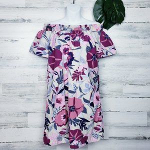 Off the shoulder floral dress